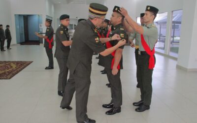 PROMOTION CEREMONY FOR SENIOR NON-COMMISSIONED OFFICERS OF MEDICAL AND HEALTH SERVICES, ROYAL BRUNEI LAND FORCE