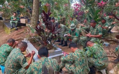 SECOND BATALION ROYAL BRUNEI LAND FORCE CONDUCTED CLEANING CAMPAIGNS AT BRUNEI MUARA AND TUTONG MUSLIM CEMETERIES