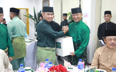 THIRD BATTALION ROYAL BRUNEI LAND FORCE HELD IFTAR EVENT WITH FORMER COMMANDING OFFICERS AND REGIMENT SERGEANT MAJORS