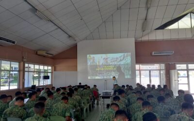 MILITARY DISCIPLINE BRIEFING CONDUCTED AT ROYAL GUARDS REGIMENT ROYAL BRUNEI LAND FORCE