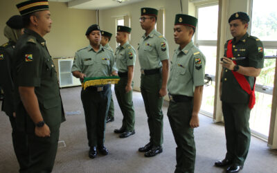 DENTAL SERVICES ROYAL BRUNEI LAND FORCE HELD A PROMOTION CEREMONY FOR ITS NON-COMMISSIONED OFFICERS