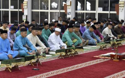 ROYAL BRUNEI LAND FORCE HOLDS HARI RAYA AIDILFITRI PRAYERS 1444 HIJRAH