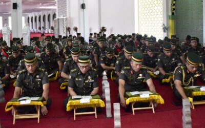 RBLF HELD YASSIN AND TAHLIL AT THE ROYAL MAUSOLEUM IN CONJUNCTION OF RBAF 62ND ANNIVERSARY