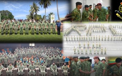 FAREWELL VISIT OF COMMANDER RBLF TO MEDICAL SERVICES RBLF, ROYAL GUARDS REGIMENT RBLF AND DENTAL SERVICES RBLF