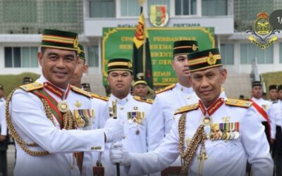CHANGE OF COMMAND CEREMONY OF COMMANDER OF ROYAL BRUNEI LAND FORCE