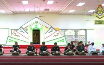 THE ROYAL BRUNEI LAND FORCE HELD KHATAM AL-QURAN CEREMONY IN CONJUNCTION WITH THE ROYAL BRUNEI ARMED FORCES 62nd ANNIVERSARY