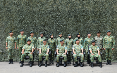 THE COMMANDER ROYAL BRUNEI LAND FORCE VISITS ALL ARM STAFF AND TACTIC COURSE (AASTC) 2023