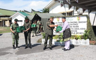ROYAL BRUNEI LAND FORCE HELD HARI RAYA AIDILADHA KORBAN CEREMONY 1444 HIJRAH