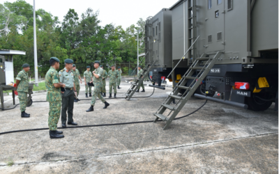 COMMANDER OF ROYAL BRUNEI LAND FORCE WORKING VISIT TO COMBAT SERVICE SUPPORT ROYAL BRUNEI LAND FORCE
