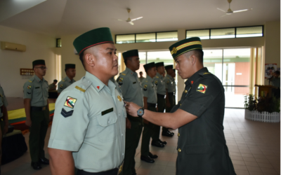 PROMOTION CEREMONY FOR SECOND BATTALION ROYAL BRUNEI LAND FORCE PERSONNEL