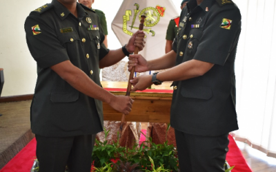 HANDING OVER CEREMONY FOR NEWLY APPOINTED COMMANDING OFFICER SCHOOL OF INFANTRY ROYAL BRUNEI LAND FORCE