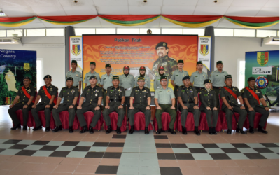 PROMOTION CEREMONY FOR SENIOR NON-COMMISSIONED OFFICERS AND NON-COMMISSIONED OFFICER OF SUPPORT BATTALION ROYAL BRUNEI LAND FORCE