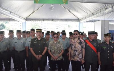 E COMPANY, FIRST BATTALION ROYAL BRUNEI LAND FORCE PARTICIPATES IN HIS MAJESTY’S RAMAH MESRA IN TEMBURONG DISTRICT