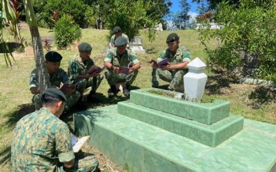 FIRST BATTALION ROYAL BRUNEI LAND FORCE CONDUCTS COMMUNITY OUTREACH AT KAMPUNG MASIN MUSLIM CEMETERY