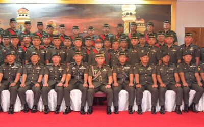 PROMOTION CEREMONY FOR ROYAL BRUNEI LAND FORCE WARRANT OFFICERS