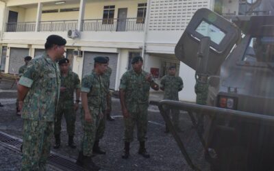 COMMANDER OF RBLF WORKING VISIT TO BOLKIAH WORKSHOP, COMBAT SERVICE SUPPORT RBLF