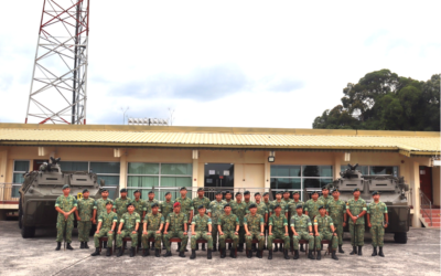 COMMANDER OF ROYAL BRUNEI LAND FORCE WORKING VISIT TO E COMPANY, FIRST BATTALION ROYAL BRUNEI LAND FORCE