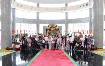 ROYAL GUARDS REGIMENT RBLF VISITS ROYAL REGALIA MUSEUM AND BRUNEI HISTORY CENTRE