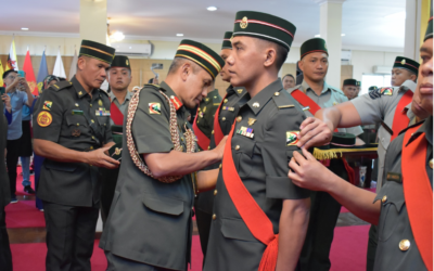 PROMOTION CEREMONY FOR RBLF WARRANT OFFICERS