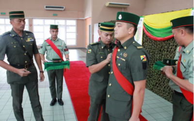 PROMOTION CEREMONY FOR SENIOR NON-COMMISIONED OFFICERS OF ROYAL GUARDS REGIMENT ROYAL BRUNEI LAND FORCE