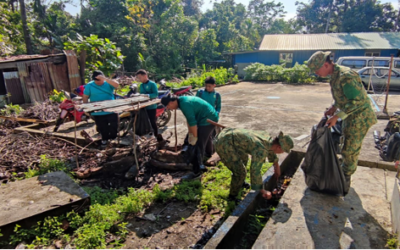 SECOND BATTALION ROYAL BRUNEI LAND FORCE CONDUCTS COMMUNITY OUTREACH IN KAMPUNG MENUNGGOL