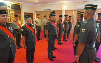 PROMOTION CEREMONY FOR PERSONNEL OF FIRST BATTALION ROYAL BRUNEI LAND FORCE
