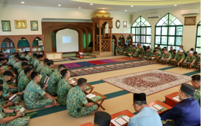 GEMA SELAWAT PROGRAMME IN CONJUNCTION WITH THE CELEBRATION OF MAULIDUR RASUL 1445 HIJRAH HELD AT SURAU AL-QUWWAH, BANGAR CAMP