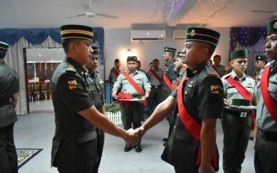 PROMOTION CEREMONY FOR SECOND BATTALION ROYAL BRUNEI LAND FORCE PERSONNEL