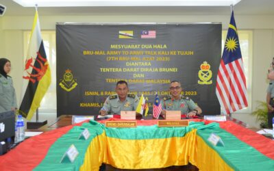ROYAL BRUNEI LAND FORCE SUCCESSFULLY HELD THE 7TH BRUNEI – MALAYSIA ARMY TO ARMY TALKS 2023