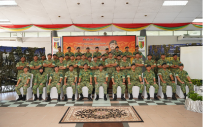 CLOSING CEREMONY FOR THE FOUR COURSES OF THE ARMOURED RECONNAISSANCE SQUADRON SUPPORT BATTALION ROYAL BRUNEI LAND FORCE