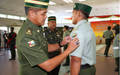 PROMOTION CEREMONY FOR PERSONNEL OF SUPPORT BATTALION ROYAL BRUNEI LAND FORCE