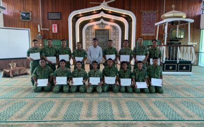 JAMA’ AND QASAR PRAYER WORKSHOP FOR PERSONNEL OF SECOND BATTALION ROYAL BRUNEI LAND FORCE