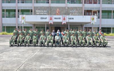 CHIEF OF STAFF ROYAL BRUNEI LAND FORCE CONDUCTS WORKING VISIT TO SCHOOL OF INFANTRY ROYAL BRUNEI LAND FORCE