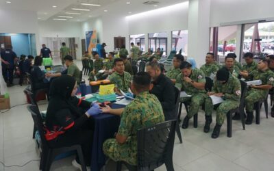 BLOOD DONATION CAMPAIGN IN CONJUNCTION WITH THE 62ND ANNIVERSARY OF THE ROYAL BRUNEI LAND FORCE