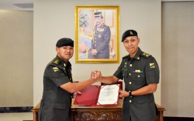 HANDOVER CEREMONY OF THE ASSISTANT CHIEF OF STAFF PERSONNEL AND ADMINISTRATION OF THE ROYAL BRUNEI LAND FORCE