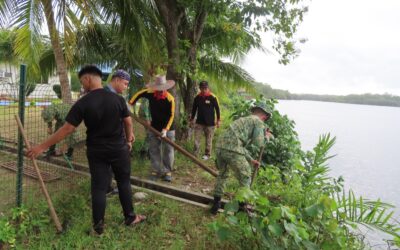 SECOND BATTALION ROYAL BRUNEI LAND FORCE COLLABORATES WITH COMMUNITY OUTREACH ACTIVITY WITH VILLAGE CONSULTATIVE COUNCIL OF KAMPONG PENABAI AND KUALA TUTONG
