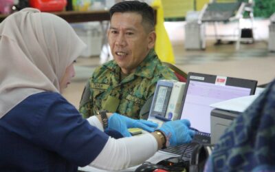 BLOOD DONATION DRIVE IN COMMEMORATION OF THE 62ND ANNIVERSARY OF ROYAL BRUNEI LAND FORCE