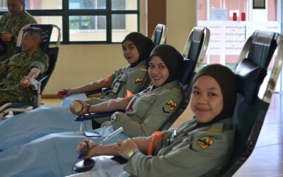BLOOD DONATION DRIVE IN COMMEMORATION OF THE 62ND ANNIVERSARY OF THE ROYAL BRUNEI LAND FORCE