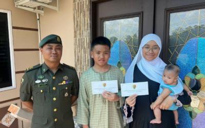 ROYAL BRUNEI LAND FORCE CONDUCTS JALINAN KASIH CEREMONY FOR ORPHANS IN CONJUNCTION WITH THE ROYAL BRUNEI LAND FORCE 62ND ANNIVERSARY