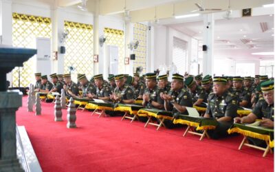 ROYAL BRUNEI LAND FORCE HELD YASSIN AND TAHLIL AT THE ROYAL MAUSOLEUM