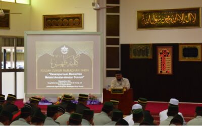 SERIES OF ZUHOR LECTURES ENLIVEN RAMADHAN FOR THE ROYAL BRUNEI LAND FORCE