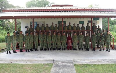 COMMANDER OF RBLF HAD IFTAR, TARAWIKH AND TADARUS AT PULAU BARU-BARU