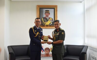 COMMANDER OF ROYAL BRUNEI LAND FORCE RECEIVED COURTESY CALL FROM THE NEW DEFENCE ATTACHÉ OF THE ROYAL THAI ARMED FORCES