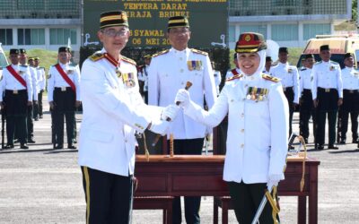 HANDING OVER CEREMONY FOR THE OUTGOING AND THE NEWLY APPOINTED CHIEF MEDICAL SERVICES, ROYAL BRUNEI LAND FORCE