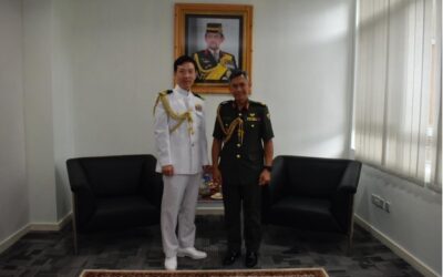 RBLF COMMANDER RECEIVES INTRODUCTORY CALL FROM COMMANDER YAWATA RYOSUKE JAPANESE DEFENCE ATTACHÉ ACCREDITED TO BRUNEI DARUSSALAM