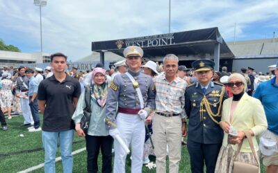 OFFICER CADET MUHAMMAD SYAHMI BIN HAJI KAMALUDDIN SUCCESSFULLY COMMISSIONED FROM THE UNITED STATES MILITARY ACADEMY, WEST POINT