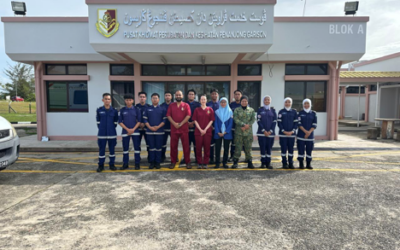 LEVEL 5 DIPLOMA IN HEALTH SCIENCE PARAMEDIC STUDENTS OF YEAR 3 PLACEMENT AT MEDICAL SERVICES, BOLKIAH GARRISON
