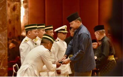 ROYAL BRUNEI LAND FORCE OFFICERS AND PERSONNEL AMONG THE RECIPIENTS OF STATE HONORARY MEDALS