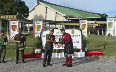 ROYAL BRUNEI LAND FORCE HELD HARI RAYA AIDILADHA KORBAN CEREMONY 1445 HIJRAH