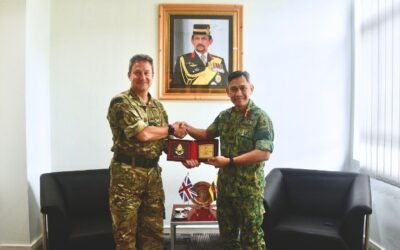 COURTESY CALL FROM AIR VICE MARSHAL MICK SMEATH, DIRECTOR OF THE GLOBAL DEFENCE NETWORK, UNITED KINGDOM